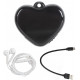Mini diktafon ukrytý v přívěsku ve tvaru srdce Q66