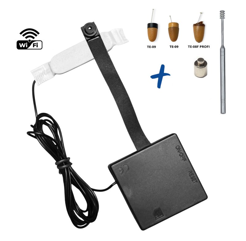 Profesionální studentský set s wifi 4k kamerou a sluchátkem