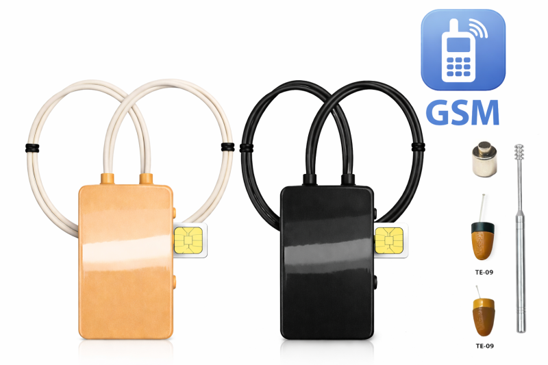 Špionážní sluchátko s GSM smyčkou + 10W zesilovač