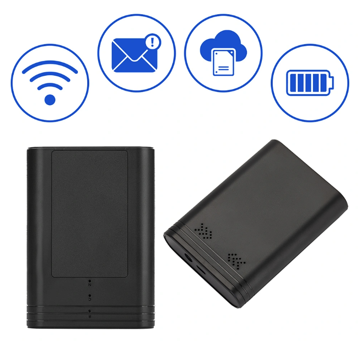 WiFi audio rekordér s externím mikrofonem a dlouhodobým pohotovostním režimem