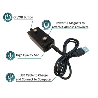 Profesionální hlasový záznamník Black Vox