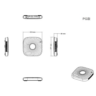 9 kanálový NVR rekordér Longse 2009PG