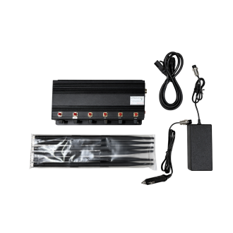 6 Anténní PROFI rušička GSM/DCS/3G/4G/WIFI/GPS signálů