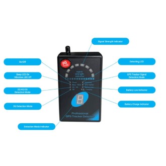 Profesionální detektor GPS lokátorů a skrytých magnetických zařízení
