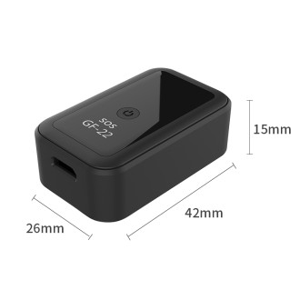 Mini GPS Tracker s funkcí GSM odposlechu GF22