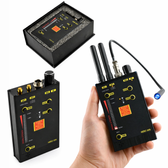 Multifunkční RF detektor skrytých kamer a GSM odposlechů VPro Hero 009