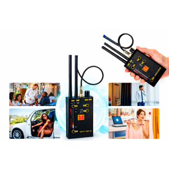 Multifunkční RF detektor skrytých kamer a GSM odposlechů VPro Hero 009