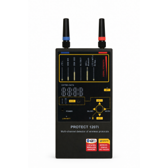 Profesionální detektor bezdrátových signálů Protect 1207i