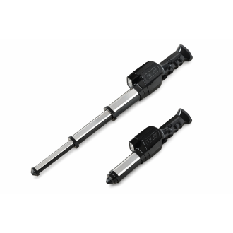 Teleskopický elektrický paralyzér se sirénou a LED baterkou