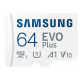 64 GB pamäťová Micro SD karta Samsung EVO Plus + SD Adaptér, CLASS 10