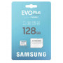 128GB paměťová Micro SD karta Samsung EVO Plus + SD adaptér, CLASS 10