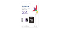 32 GB paměťová Micro SD karta ADATA + SD Adaptér, CLASS 4