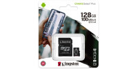 128 GB pamäťová Micro SD karta Kingston + SD Adaptér, CLASS 10 